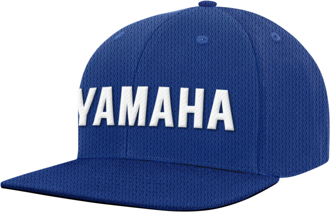 Yamaha Flat Bill Hat - Blue - Lutzka's Garage