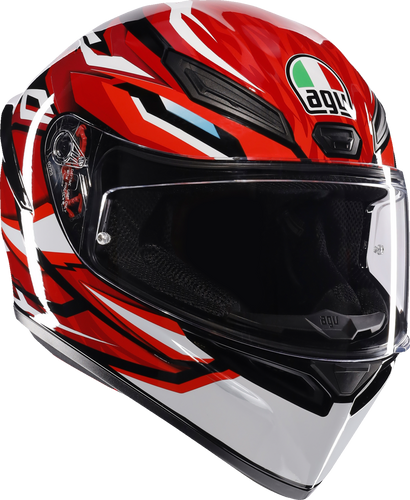 K1 S Helmet - Lion - Black/Red/White - Small - Lutzka's Garage