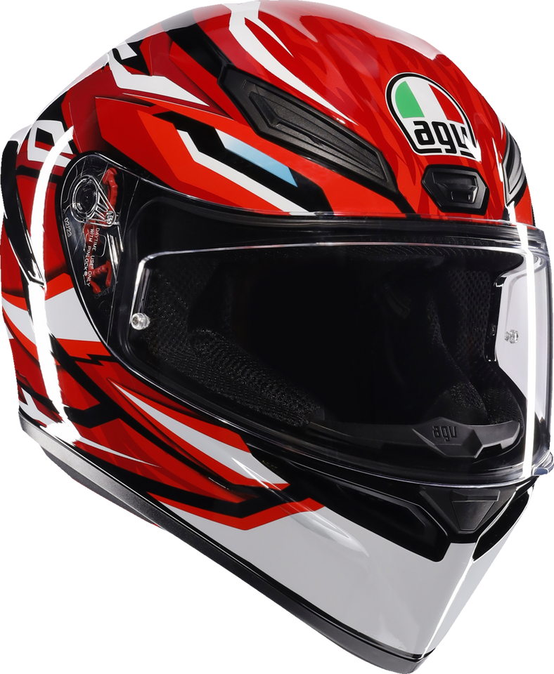 K1 S Helmet - Lion - Black/Red/White - Small - Lutzka's Garage