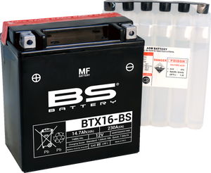 Battery - BTX16-BS (YTX)