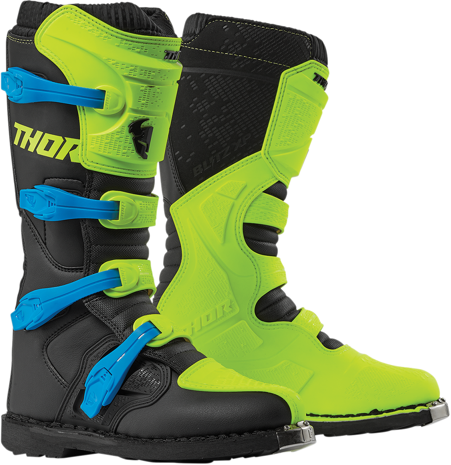 Blitz XP Boots - Fluorescent Acid/Black - Size 14 - Lutzka's Garage