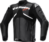 Atem v5 Leather Jacket - Black/White - US 38 / EU 48 - Lutzka's Garage