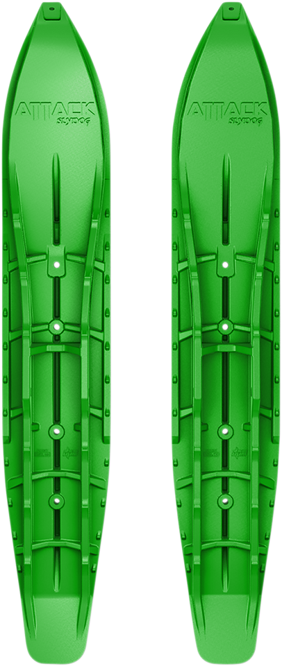 Attack Ski - 7" - Green - Lutzka's Garage