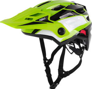 Child Maya Full Face Helmet - Race - Gloss Lime/White/Black - OS