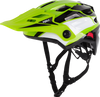 Child Maya Full Face Helmet - Race - Gloss Lime/White/Black - OS