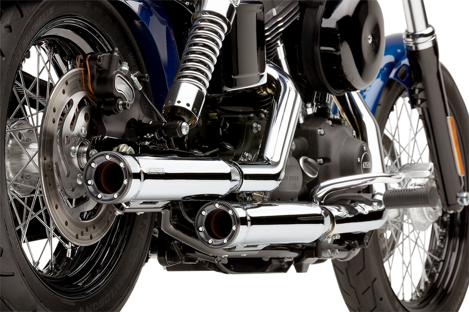 3" RPT Mufflers for 95-17 FXD - Chrome - Lutzka's Garage