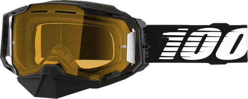 Armega Snow Goggles - Black - Yellow - Lutzka's Garage