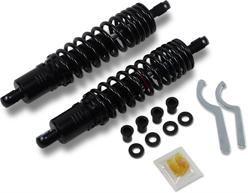 Premium Ride-Height Adjustable Shocks - Black - Heavy Duty - 12.5" - Lutzka's Garage