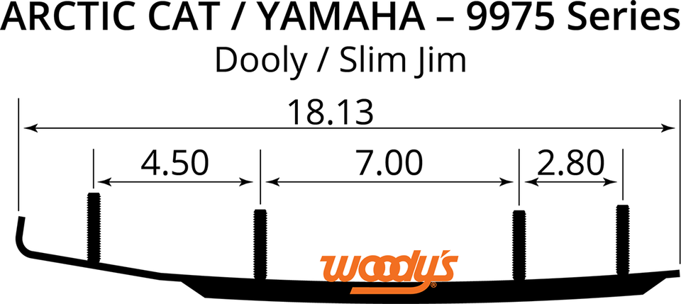 Dooly™ Runners - 8" - 60° - Lutzka's Garage