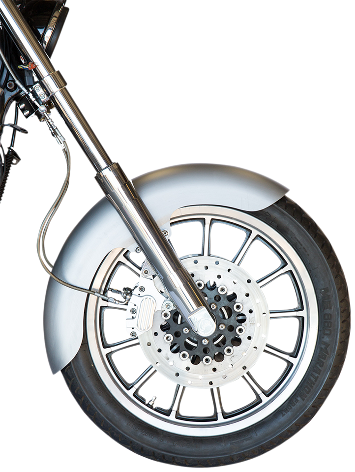 Dyna Front Fender - For 90/90-19" Wheel - 4.3/4" W - 34-3/4" L