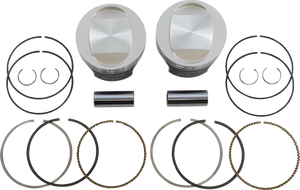 Tracker™ Series Piston Kit - 3.875" - 88 Cubic Inch Bored to 95 Cubic Inch - Standard - Twin Cam