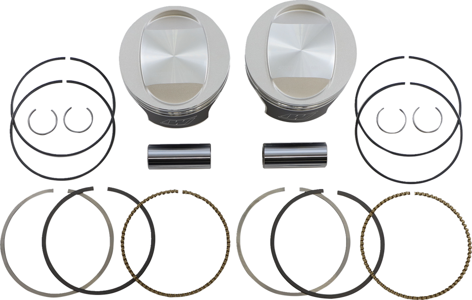 Tracker™ Series Piston Kit - 3.875" - 88 Cubic Inch Bored to 95 Cubic Inch - Standard - Twin Cam