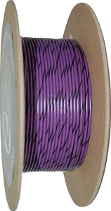 100 Wire Spool - 20 Gauge - Violet/Black