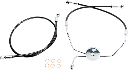 Brake Line - Front - XR - Black - Lutzka's Garage