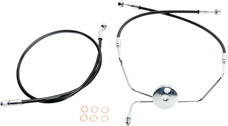 Brake Line - Front - XR - Black - Lutzka's Garage