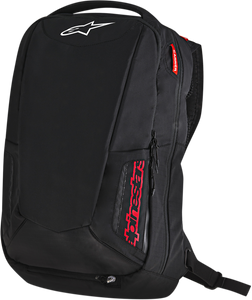 City Hunter Backpack - Black/Red - Lutzka's Garage