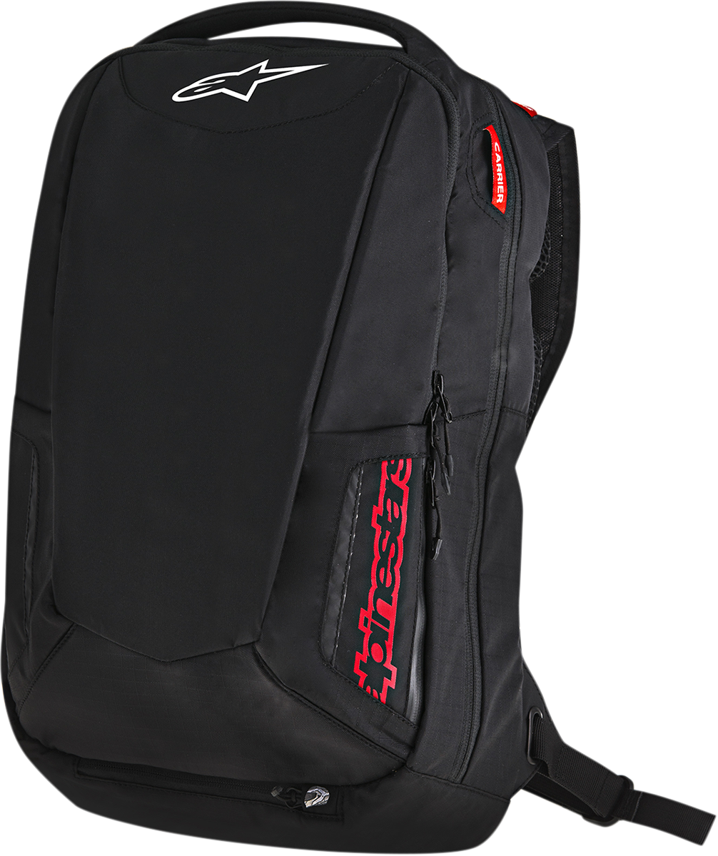 City Hunter Backpack - Black/Red - Lutzka's Garage