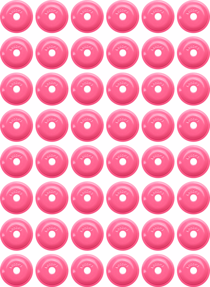 Support Plates - Pink - Round - 48 Pack - Lutzka's Garage