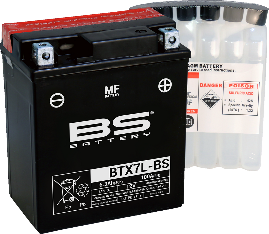 Battery - BTX7L-BS (YTX)