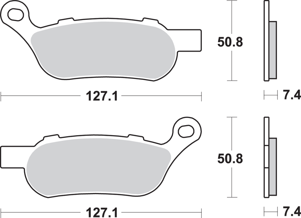 Brake Pads - Harley-Davidson - 854H.LS