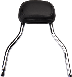 Backrest Kit - 14" - Chrome - FXLR - Lutzka's Garage