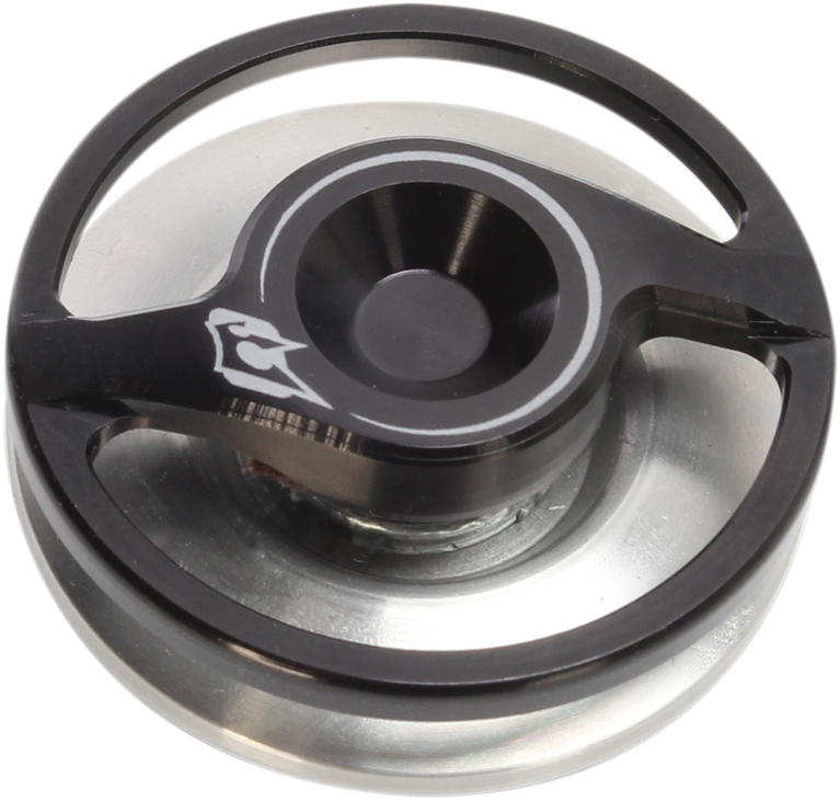 Fuel Cap - Halo - Stainless Steel - Lutzka's Garage