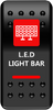 Rocker Switch - Lightbar - Red - Lutzka's Garage