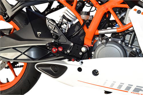 MGP Rearset - Black - KTM - Lutzka's Garage