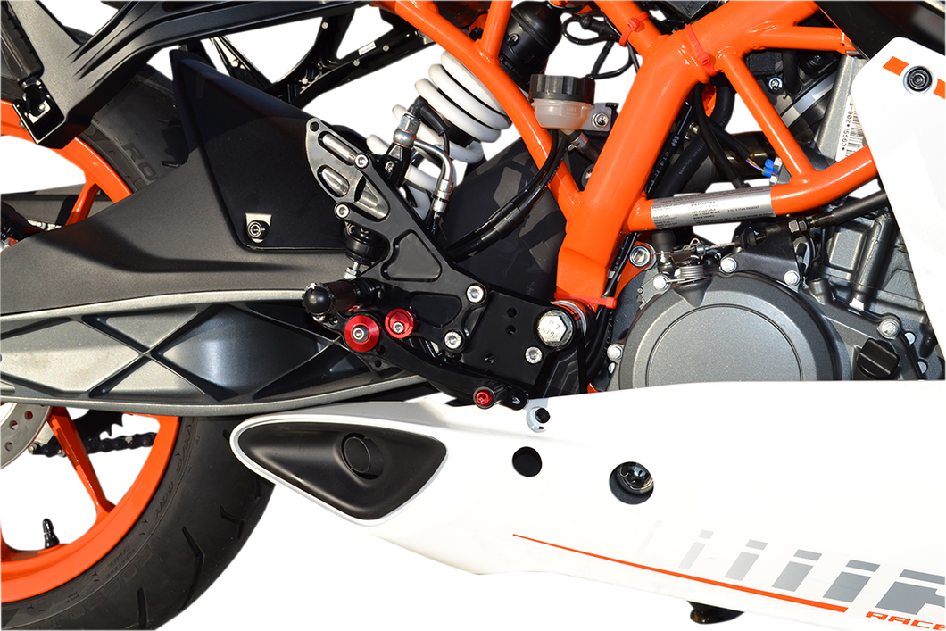 MGP Rearset - Black - KTM - Lutzka's Garage