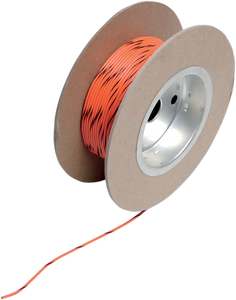 100 Wire Spool - 18 Gauge - Orange/Black - Lutzka's Garage