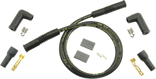 8.8 mm Universal Spark Plug Wires (2) - Variangle - Black - Lutzka's Garage