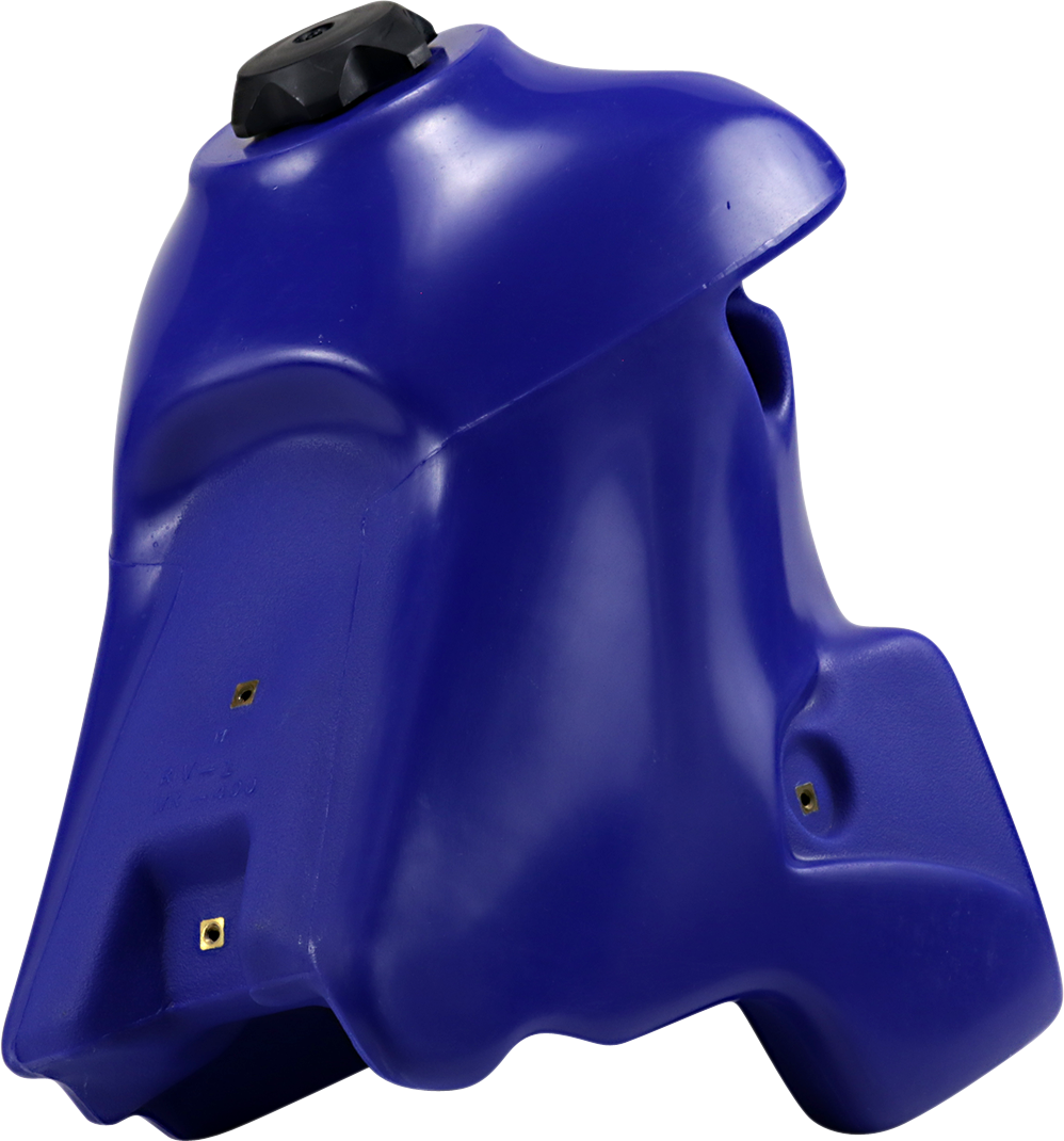 Large-Capacity Gas Tank - Blue - Yamaha - 4.0 Gallon - Lutzka's Garage