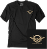 Goldwing Badge T-Shirt - Black - Medium - Lutzka's Garage