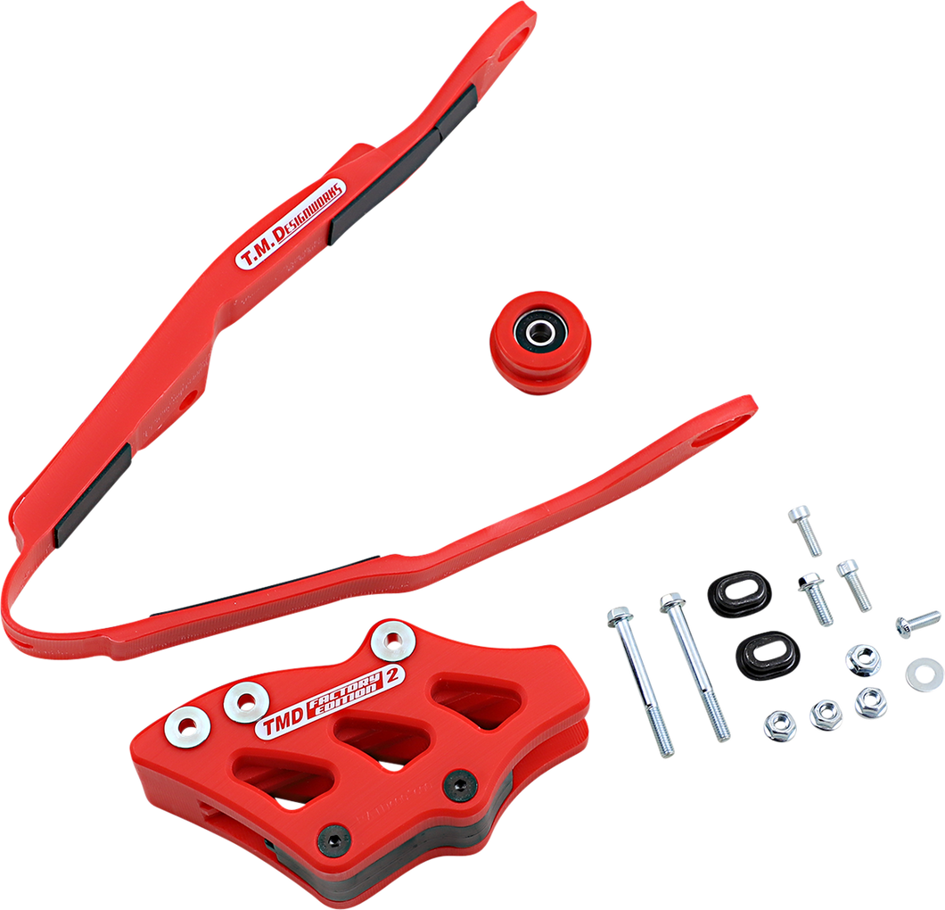 Chain Slider/Slider - Honda - Red - Lutzka's Garage