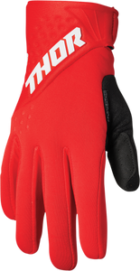 Spectrum Cold Weather Gloves - Red/White - XS - Lutzka's Garage