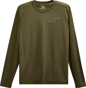 Pursue Performance Long-Sleeve T-Shirt - Military Green - Medium - Lutzka's Garage