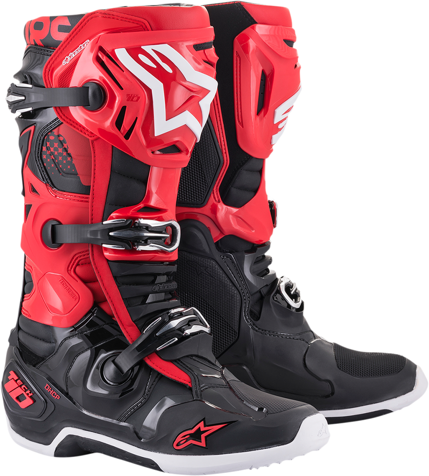 Tech 10 Boots - Black/Red - US 7 - Lutzka's Garage