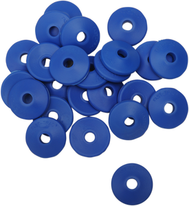 Backer Plates - Blue - Round - 24 Pack - Lutzka's Garage