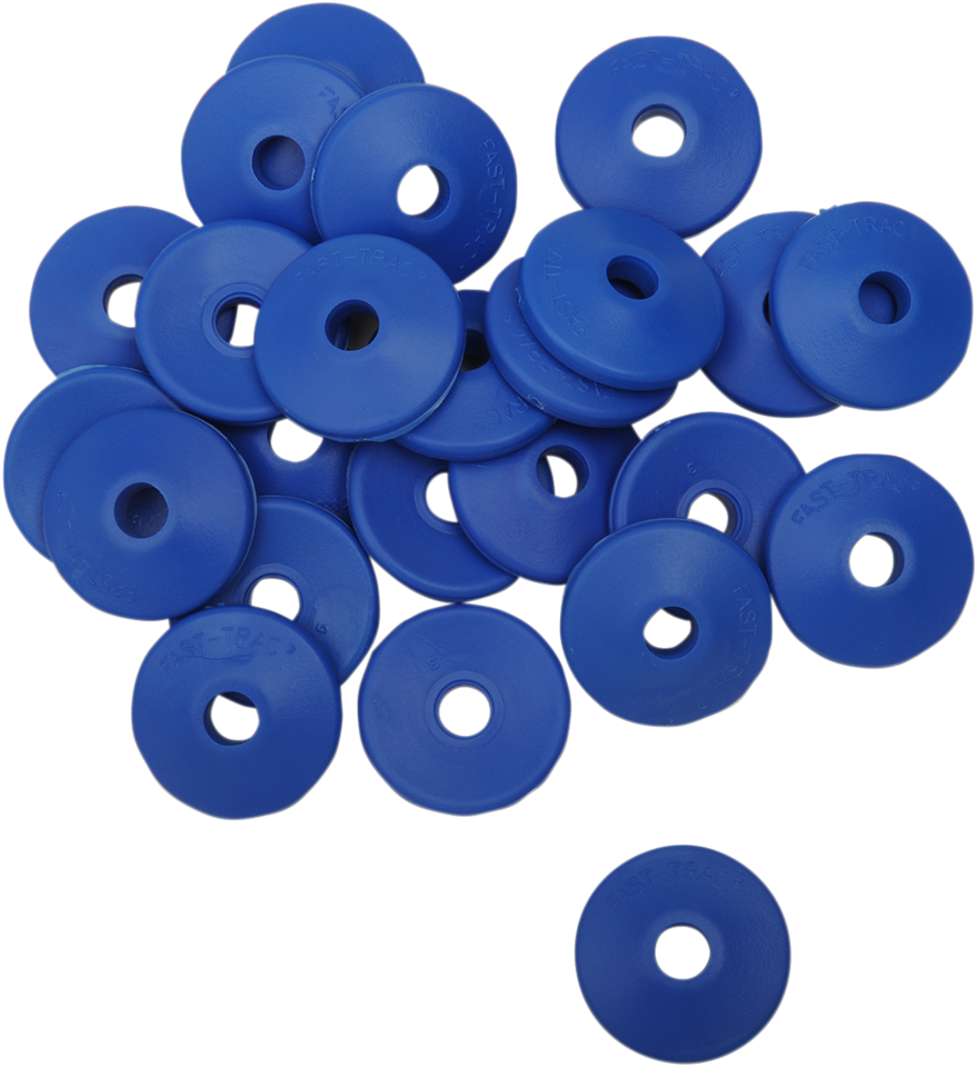 Backer Plates - Blue - Round - 96 Pack - Lutzka's Garage