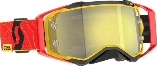 Prospect Goggle - 6DAYS® Spain - Red/Yellow - Yellow Chrome - Lutzka's Garage