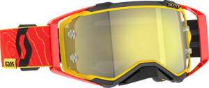 Prospect Goggle - 6DAYS® Spain - Red/Yellow - Yellow Chrome - Lutzka's Garage