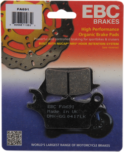 Organic Brake Pads - Z 125 Pro - FA691