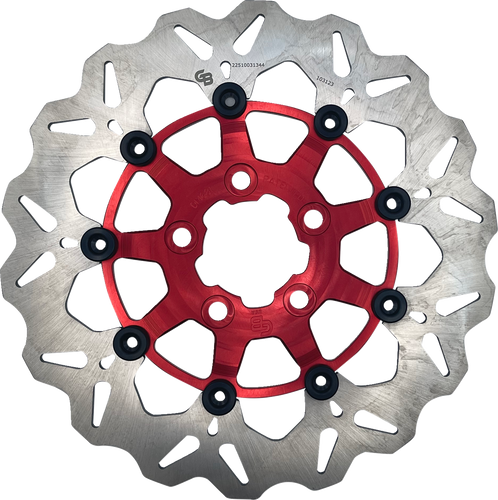 Brake Rotor - Rear - Red - Lutzka's Garage