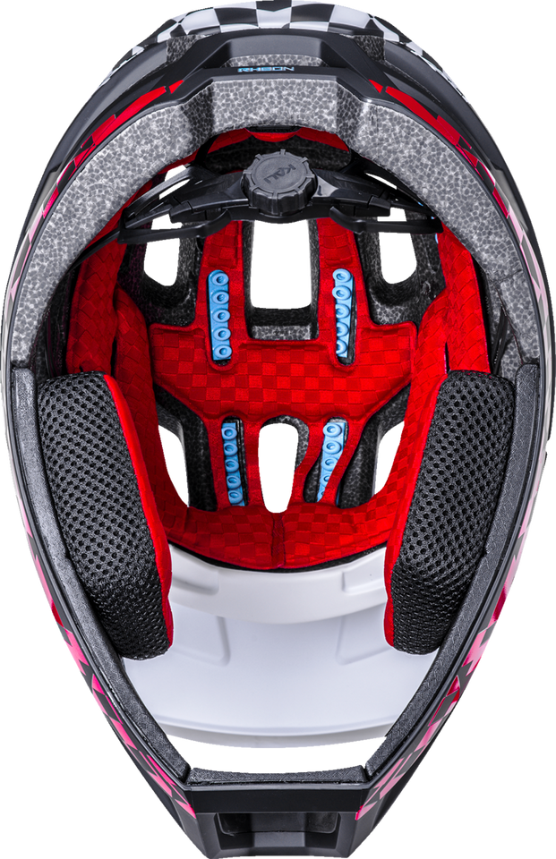 DH Invader Helmet - LTD Glitch - Matte Black/White/Red - XS-M