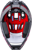 DH Invader Helmet - LTD Glitch - Matte Black/White/Red - L-2XL