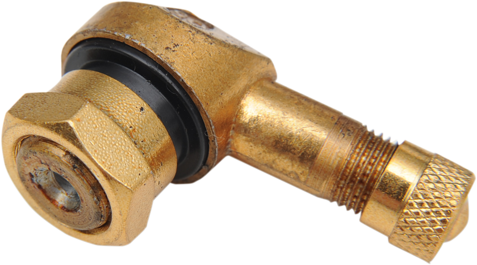 Valve Stem - 90° Bend/Angled - Gold - Lutzka's Garage