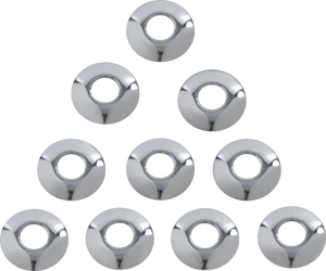 Cup Washers - Chrome - 1/2" ID - Lutzka's Garage