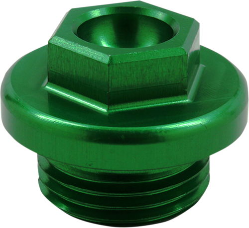 Oil Fill Plug - Green - Kawasaki/Suzuki - Lutzka's Garage