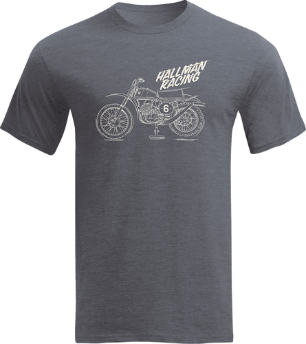 Hallman CZ T-Shirt - Indigo Heather Navy - Small - Lutzka's Garage