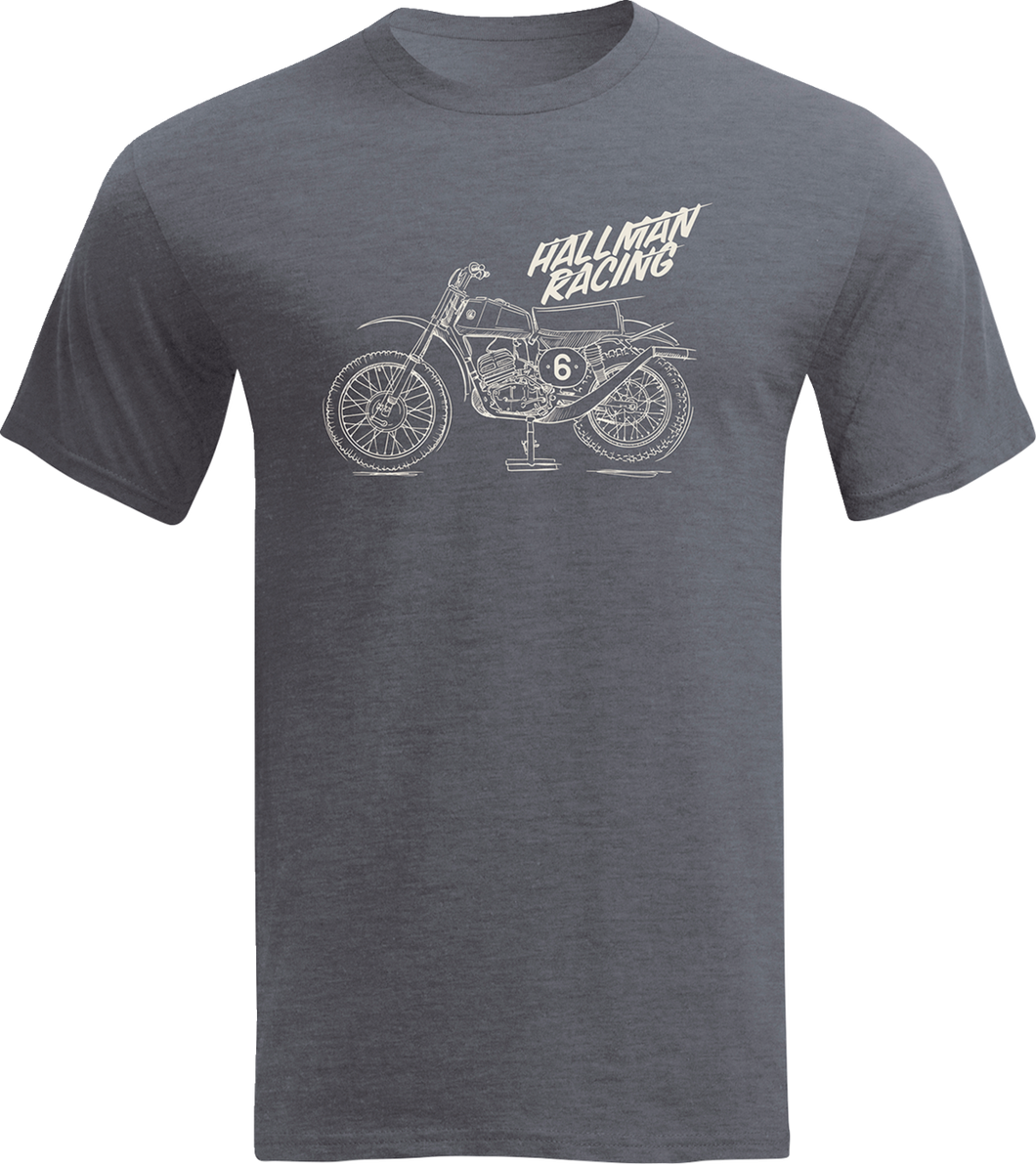 Hallman CZ T-Shirt - Indigo Heather Navy - Small - Lutzka's Garage